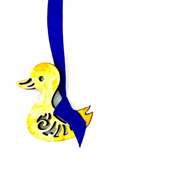 Artisan Crafted Duck Bookmark - Picture 1 of 14